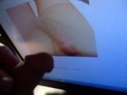 tribute to CDinFlL- jacking my curved thick small dick
