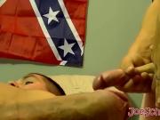 Two nasty looking amateurs are ready for cock tugging action