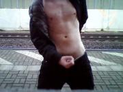 Denis Rose masturbating at railway station