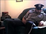 officer Zack invites a friend to wack and suck