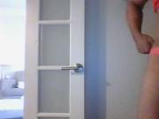 Foreskin Indian Wears Wife's Panties