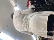 Black bald head granny Upskirt