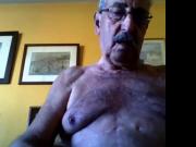 grandpa stroke on webcam