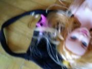 Barbie doll gets facial bath