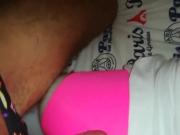 Cum pink pantie