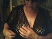 granny with saggy tits on cam