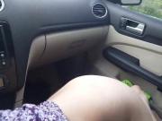 Turkish Wife Emel Blowjob in the car
