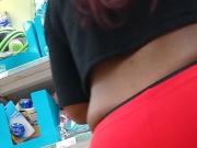 Candid black milf ass