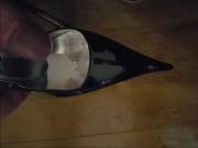 Cum in high heels