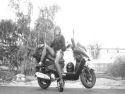 crossdresser on the road