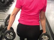 Juicy Dominican booty Nike tights part 1