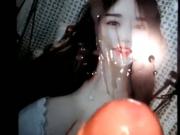 Facial for another Korean cumdumpster