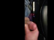 in the car
