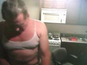 Rick Wimmer practice drooling on a dildo hes a newbe