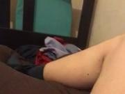 Jerking my cock after work