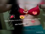 Pakistani Pindi girl Anum stripping on her birthday