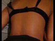 Black slut sucks and fucks