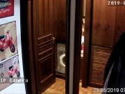 Kinky blonde has fun with herself on camera