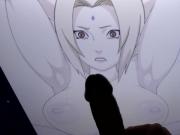 Tsunade cum tribute