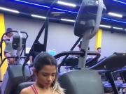 Spy Girl on Gym