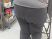 Bbw grey sweats walking 2