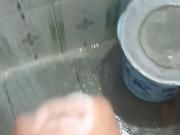 Masturbation in bathroom