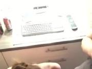 Hot busty young wife sucks and gets spitroasted