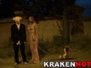 Krakenhot Exclusive video with redhead in public sex scene