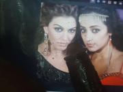 Trisha and Hansika cum and spit tribute