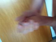 Juicy cumshot in a hotel room