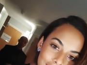 Rochelle Humes big cleavage