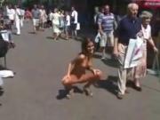 Nella nude in public