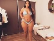 super thick beauty in a bikini