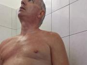 uncensored masturbating in the bathroom on the campsite