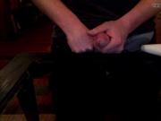Me cumming on the coffee table