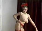 ALL YOUR LOVIN' - British big bouncy tits striptease dance