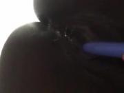 Dark Ebony Orgasm Cum Drip Ass Up 1:56