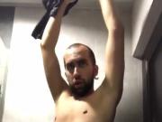 covered in sweat and cum