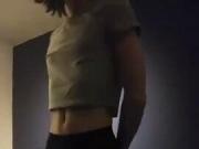 Femboy trying his new clothes