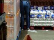 Costco girl with fat ass