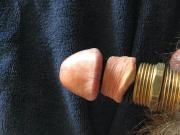Steampunk cock masturbation