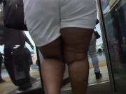 Alll Dammm! Mega BIG BBW Supreme Wedgie In Shorts