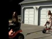 BDSM in driveway