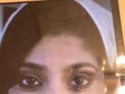 Hijabi muslim cumtribute facial