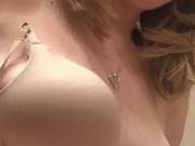 Sexy wife tits changing