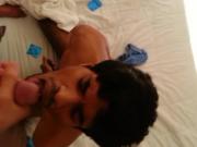 cute indian boy sucks dick like a pro
