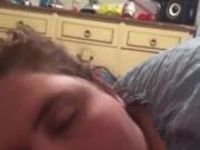 Chunky Girl Blowing A Black Dick