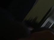 Black beauty takes big dildo