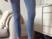Philine with her walk in High Heels