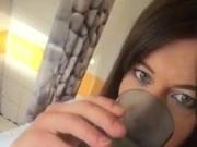 shemale swallow own piss